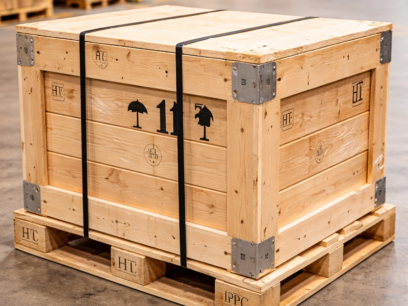 Heat Treated Wood Packaging