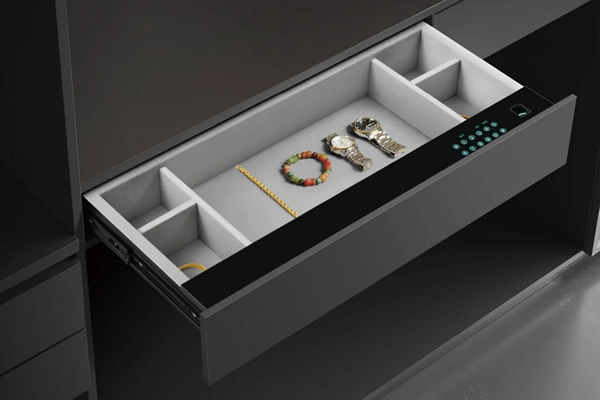 Integrated Security Hardware Project for High-End Wardrobe Systems